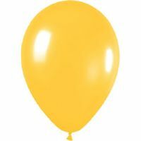 Party Balloons Metallic Yellow